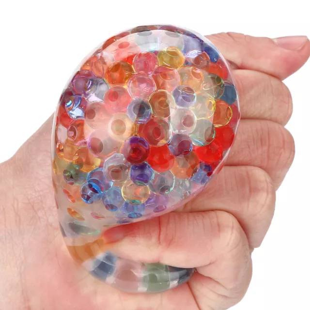 Squishy Toy Rainbow Ball Stress Relief Anxiety Squeezy Autsim Fidget Play Toy