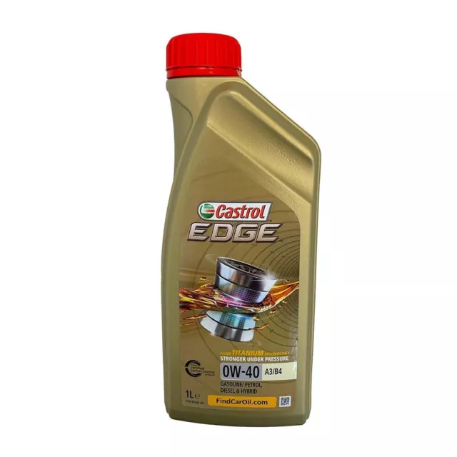 Olio motore 0w40 auto benzina diesel Castrol Edge 0w-40 A3/B4 - 6lt