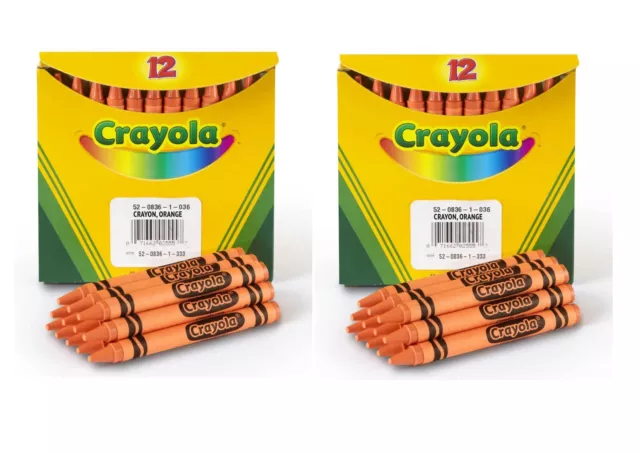 Hard To Find! Bulk Crayola Crayons - Powder Blue - 24 Count - Single Refill  x24