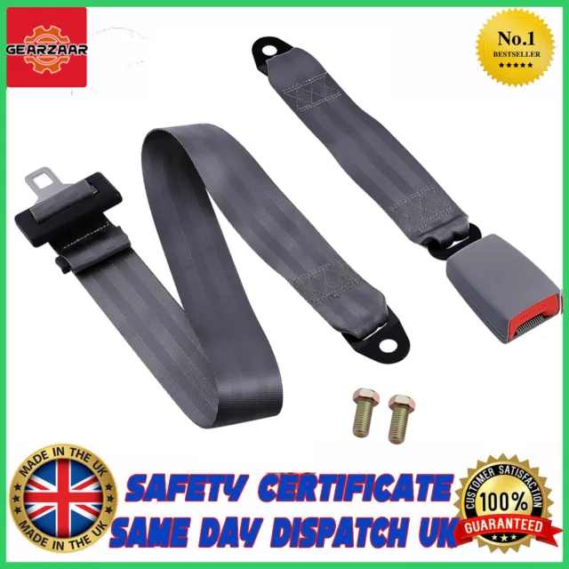 2 Point Vehicle Car Seat Belt Lap Belts For Land Rover Series & Defender UK