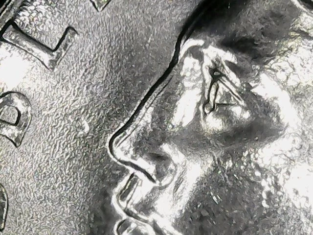 100 Lire 1979 Doppio Occhio Con Sdoppiamento Evidente Di Profilo E Collo [Y145]