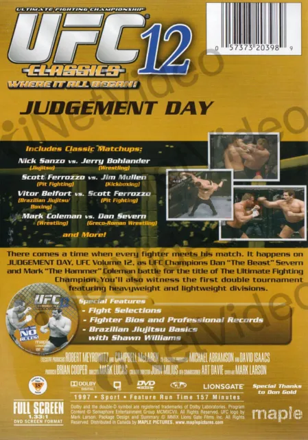 UFC - Ultimate Combats Championnat Classics Neuf DVD 2