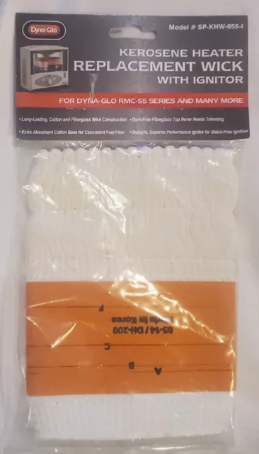 Dyna-Glo # SP-KHW-055-I Replacement Wick With Ignitor For Kerosene Heater, White