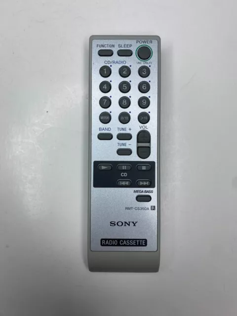 Sony RMT-CS350A Radio Cassette Remote Control - OEM Original for CFDS350