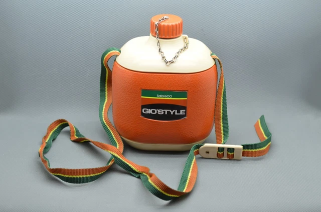 Gourde Vintage Orange Quattro Elle - Safari 600 - Fabriquée En Italie
