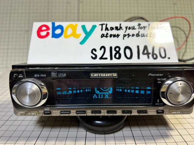 carrozzeria 　MEH-P919 　中古品　　 カロッツェリア carrozzeria MEH-P919 MD⁄ラジオ 中古品