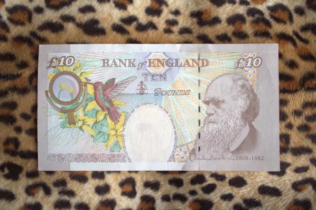 Bank of England old Ten Pound (£10) note - Lowther - Darwin - AC51 465754 2