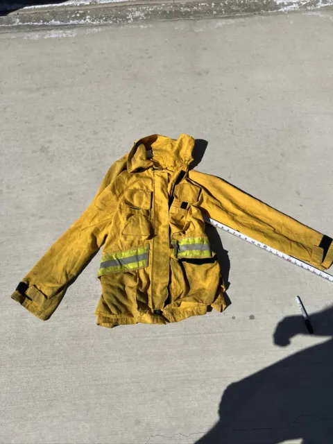 Barrier Wear Nomax Aramid FR Wildland FireFighter  Fire Coat Jacket Large Q9