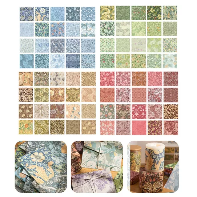 Junk Journal Flower Shading papier de fond 40 feuilles pour scrapbooking à fair