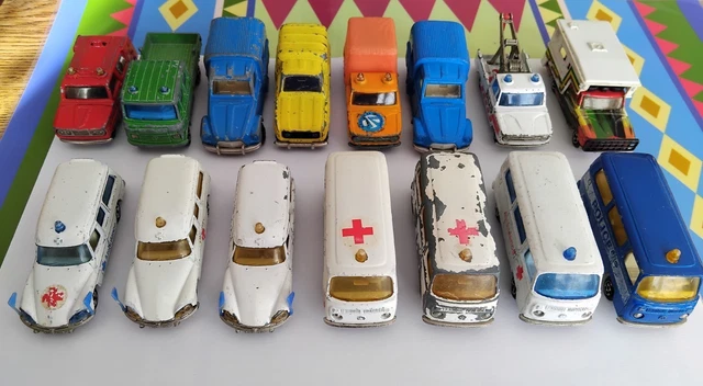 Set De Ville Majorette 100 Pièces - Ancien Véhicule De Police - Occasion