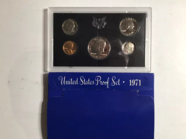 USA KMS 1971 PP Original Proof Set  OVP