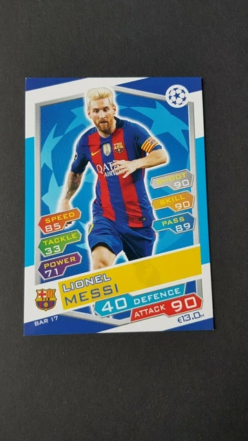 Carte Relique Lionel Messi - Topps 125 Ans FC Barcelone - Édition Limitée