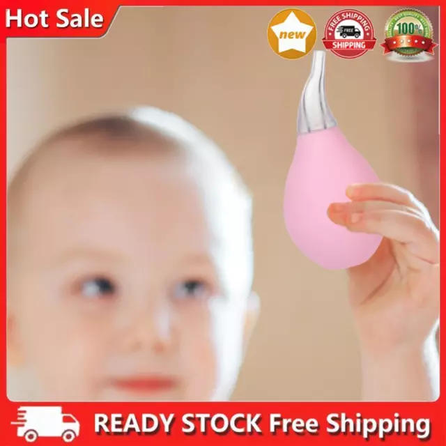 Baby Newborn Nasal Aspirator Soft Tip Mucus Vacuum Silicone Tip Water Drop Shape