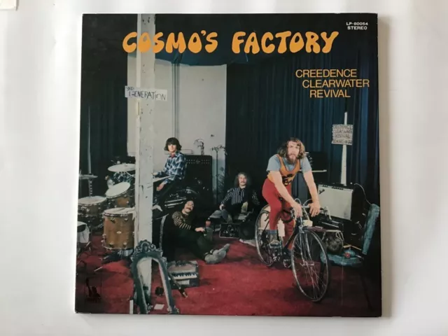 CREEDENCE CLEARWATER REVIVAL COSMO'S FACTORY - LIBERTY LP-80054 Japan RED WAX LP