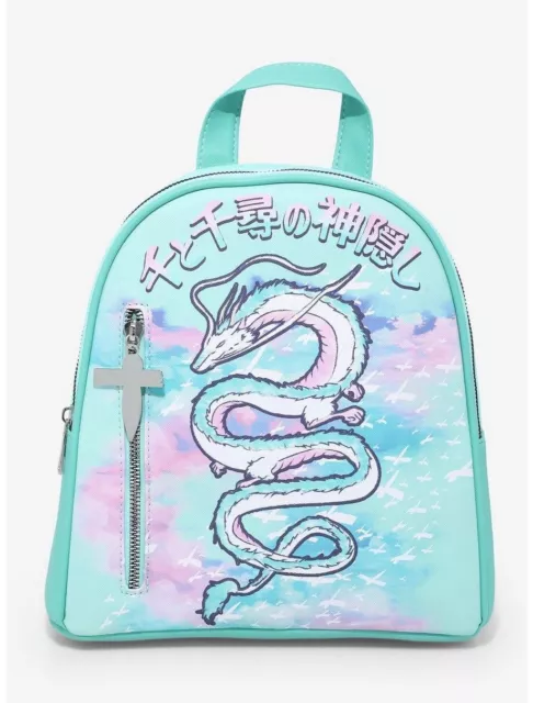 Her Universe Studio Ghibli Spirited Away Kanji Haku The Dragon Mini BackpackNWT