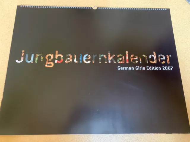 Jungbauern-Kalender 2007, German Girls Edition, wie neu