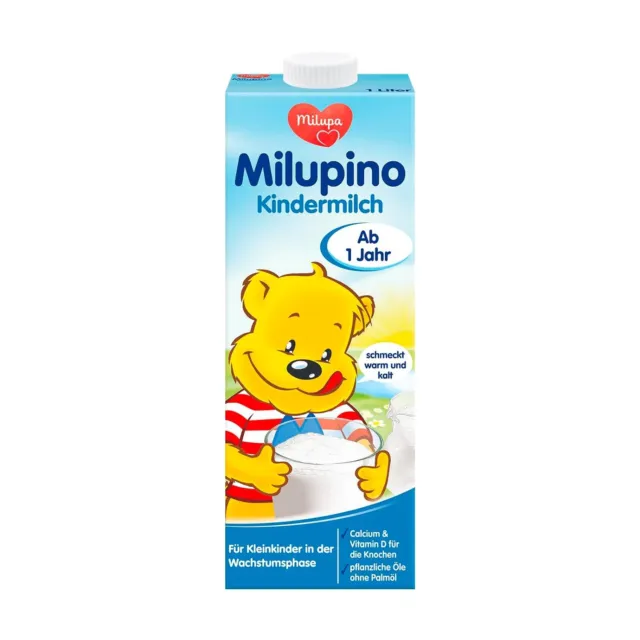 6x1L Milupa Milupino Kindermilch Milchgetränk ab 1 Jahr Trinkfertig NEU MHD 8/24
