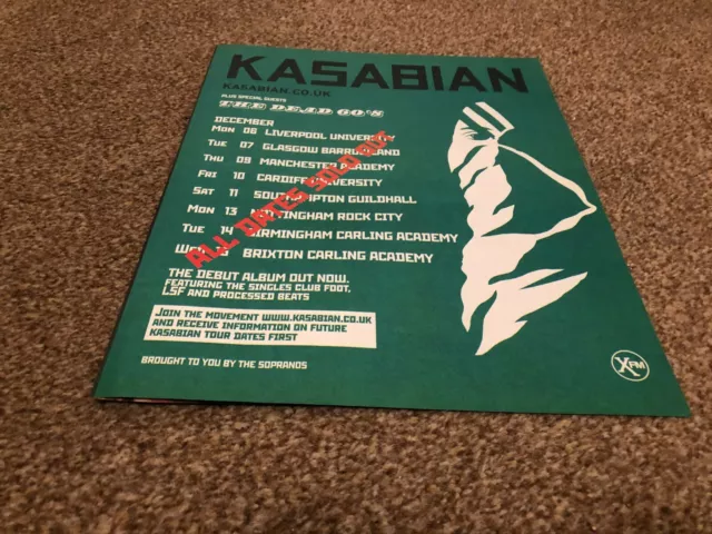 Nmem29 Concert Tour Dates Advert 11X9 Kasabian