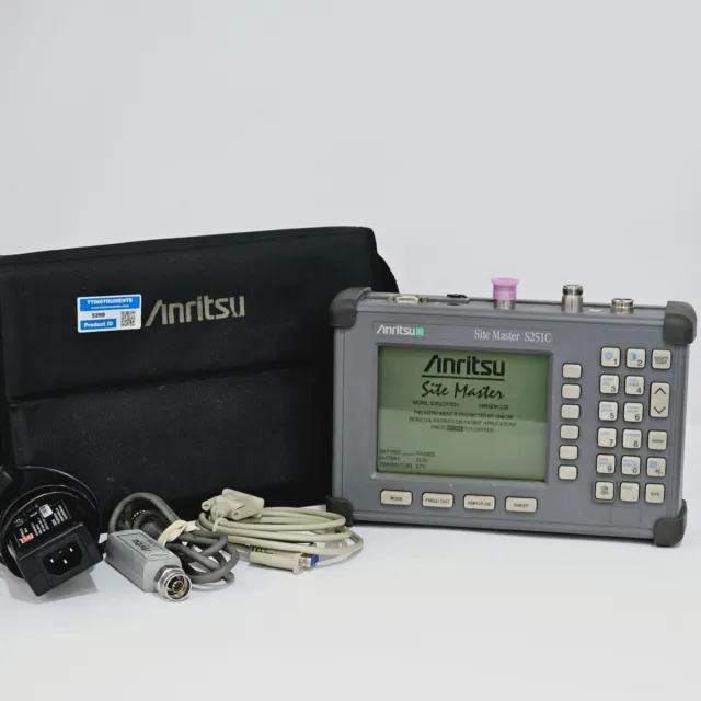 Anritsu Site Master S251C Master Cable & Antenna Analyzer Opt. 5 & 10A w/ Detect