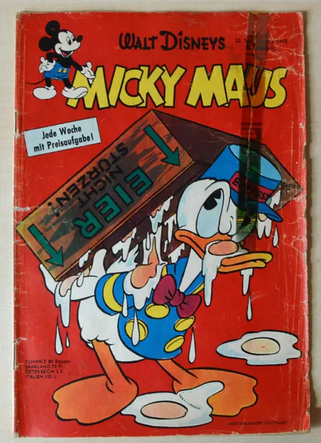 Micky Maus Comic Heft Nr. 46/1958