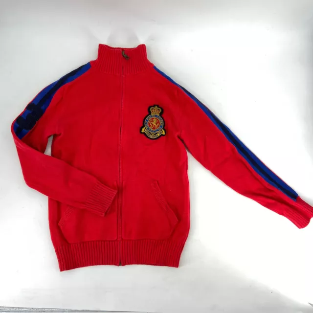 Polo Ralph Lauren Boys Red Cardigan Sweater