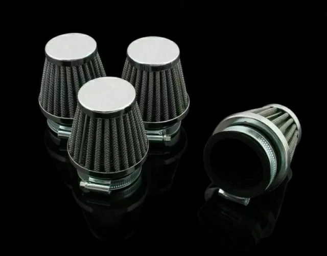 4PCS 38-40 mm Air Filter Luftfilter Für Honda CB750k Kawasaki KZ Suzuki GS550