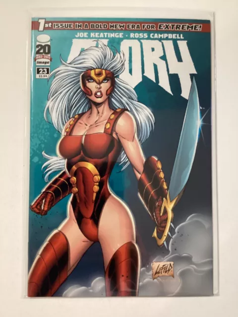 GLORY (2012 3rd Series) #23B NM 9.4 ROB LIEFELD COVER / IMAGE COMICS