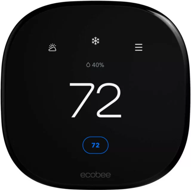 Never Opened Ecobee EB-STATE6L-01 Smart Thermostat Enhanced Black Never Opened Ecobee EB-STATE6L-01 Smart Thermostat Enhanced Black