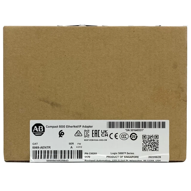 Allen Bradley 5069-AENTR Compactlogix 5000 Ethernet/IP Adattatore USA Seller