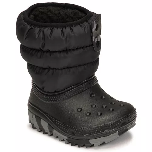 Stivaletti Da Neve Bambina CROCS CLASSIC NEO PUFF BOOT Scarpe Stivali Nero Caldi