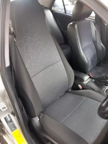 I - Passend Für Nissan Pathfinder Auto, Sitzbezüge, Hexagonal Grau, 2 Vorne