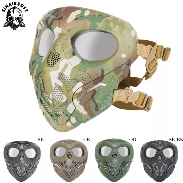 Taktische Lurker Schädel Maske Full Face Airsoft CS Schützende Jagd Militär Mask