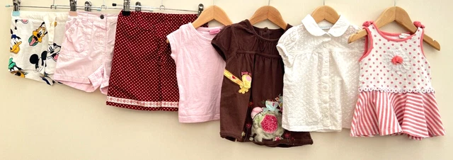 Baby Girls Bundle Of Clothing Age 12-18 Months Disney JoJo Maman Bebe Little Me