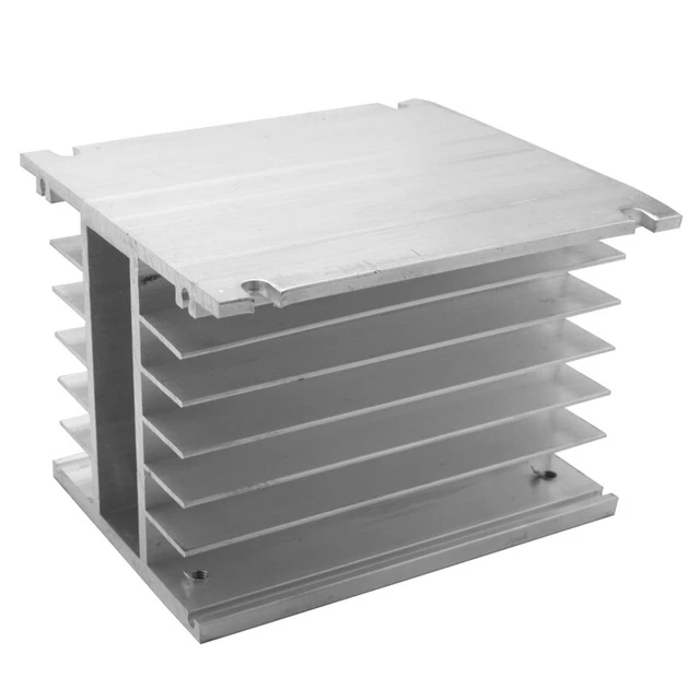 Disindaco di calore 3 fasi 80X110X100 mm per relè a stato solido SSR dissipatore di calore alluminio B2O2