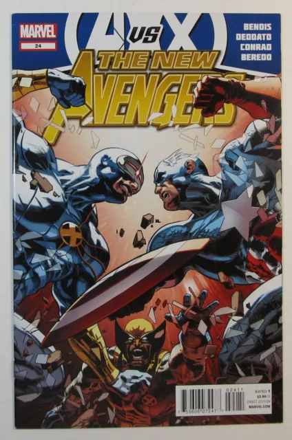 New Avengers Vol. 2 # 24 Vf/Nm 9.0 Marvel 2012 Vs X-Men Avx