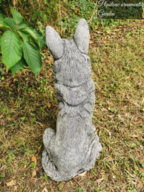 German Shepherd Dog Statue Highly Detailed Stone Garden Ornament 2