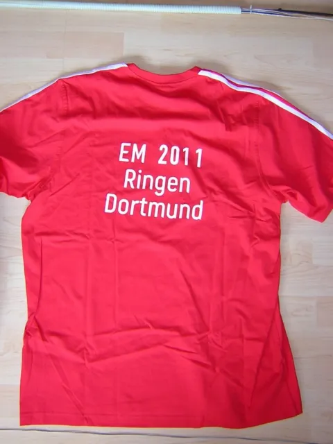T-Shirt,Original Adidas,Ringen EM 2011,Dortmund,Größe 7,L,Volunteer Ausstattung