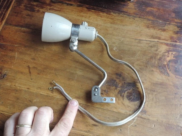 ANCIENNE LAMPE VINTAGE Machine Coudre Rotule Singer Bakelite Sewing