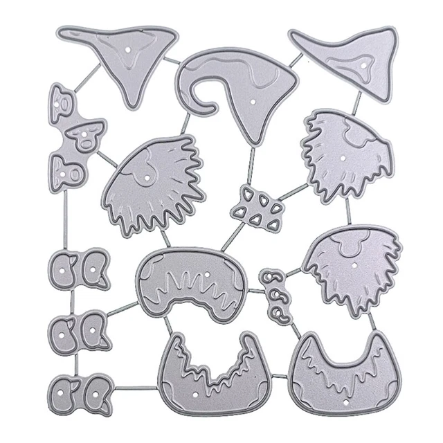 Christmas Gnome Metal Cutting Dies Stencil Scrapbook Album Paper Card Template