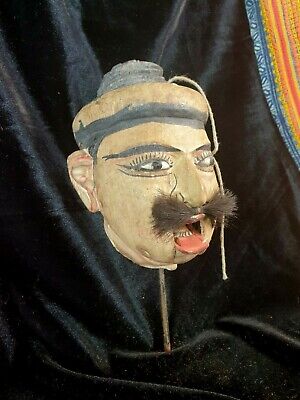 Old Thailand Wooden Puppet Head …beautiful collection and display piece 2