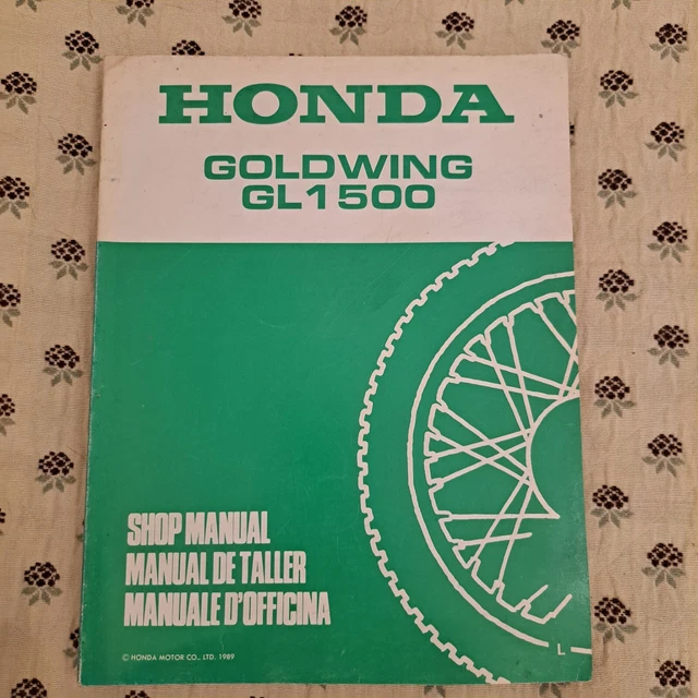 Honda Gl 1500 Shop Manual Manuale Officina Original