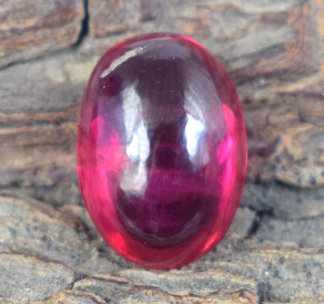 Pierre précieuse meuble certifiée VVS 6,70 ct rubis rose birman R312