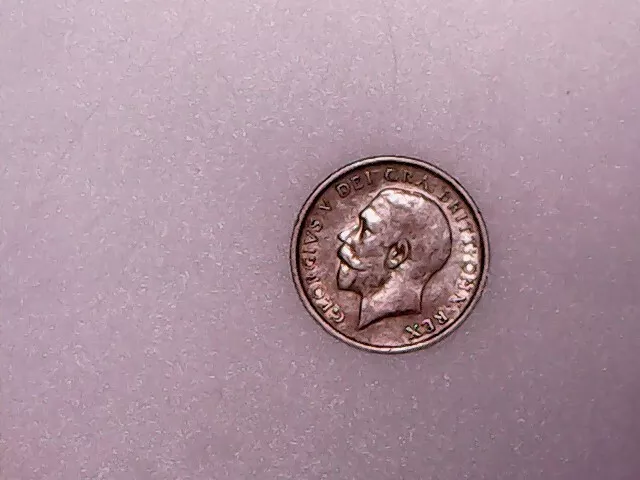 1918 Great Britain Silver 6 Pence - XF