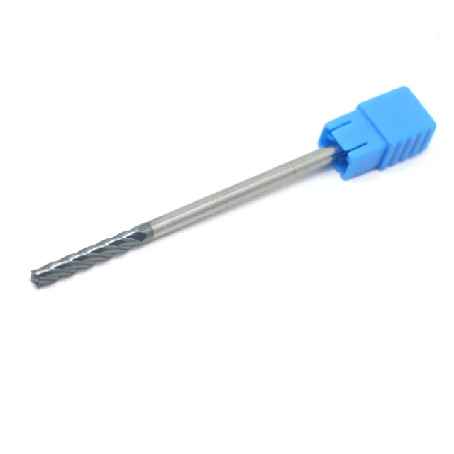 extra long shank 100mm tungsten carbide end mill 4MM CNC milling cutter 4flutes