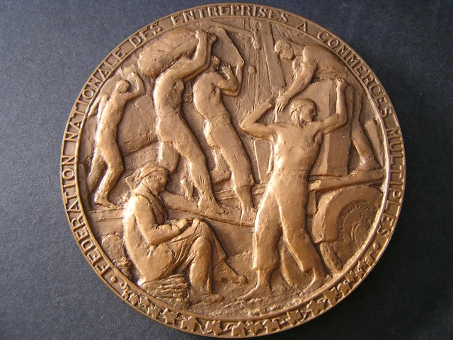Médaille En Bronze - Fédération Nationale Des Entreprises à Commerce Multiple