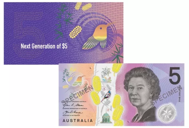 Australia 2016 First Prefix  AA16   RBA $5 Banknote Folder Queen Elizabeth QE2