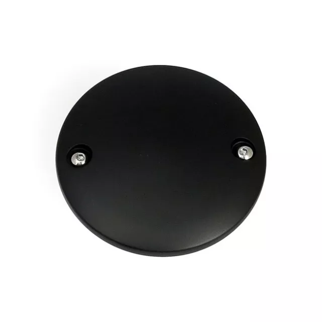 Zündungsdeckel Point Cover Domed Schwarz f. Harley-Davidson Big Twin & Sportster