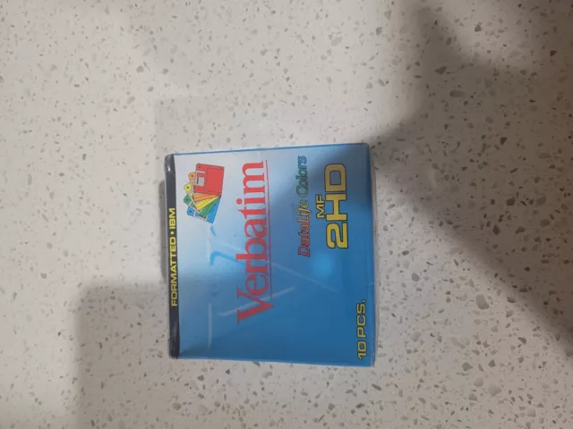 Verbatim MF 2HD 3.5" Floppy Disks Diskettes 1.44 Mb 10 pack DataLife SEALED NEW