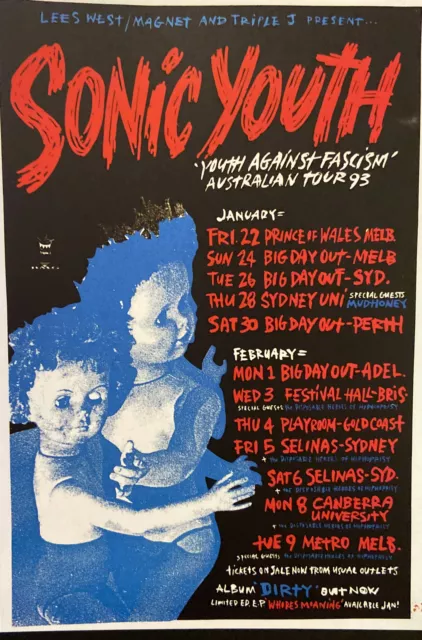 sonic youth australian tour