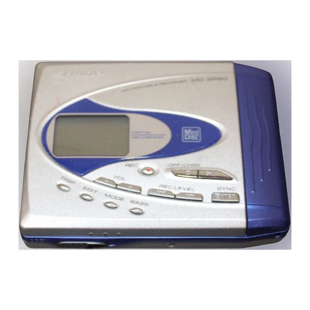 Lecteur/Enregistreur MiniDisc SHARP MD-SR50 79 euros fixe - Photo, audio & vidéo